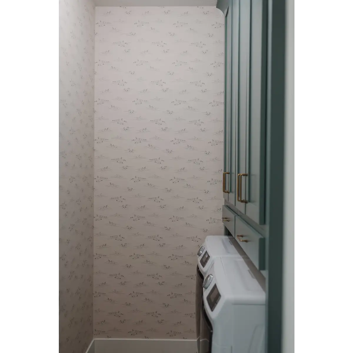 Pemberley Wallpaper - Gentle Swans - Line Drawings by Of Lilies and Fields - Loomwell Home Goods