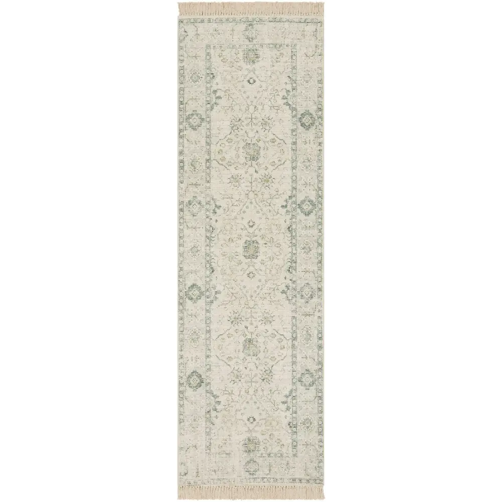 Penkridge Sage Persian Style Rug - 2’6’’ x 8’ Runner - Boutique Rugs