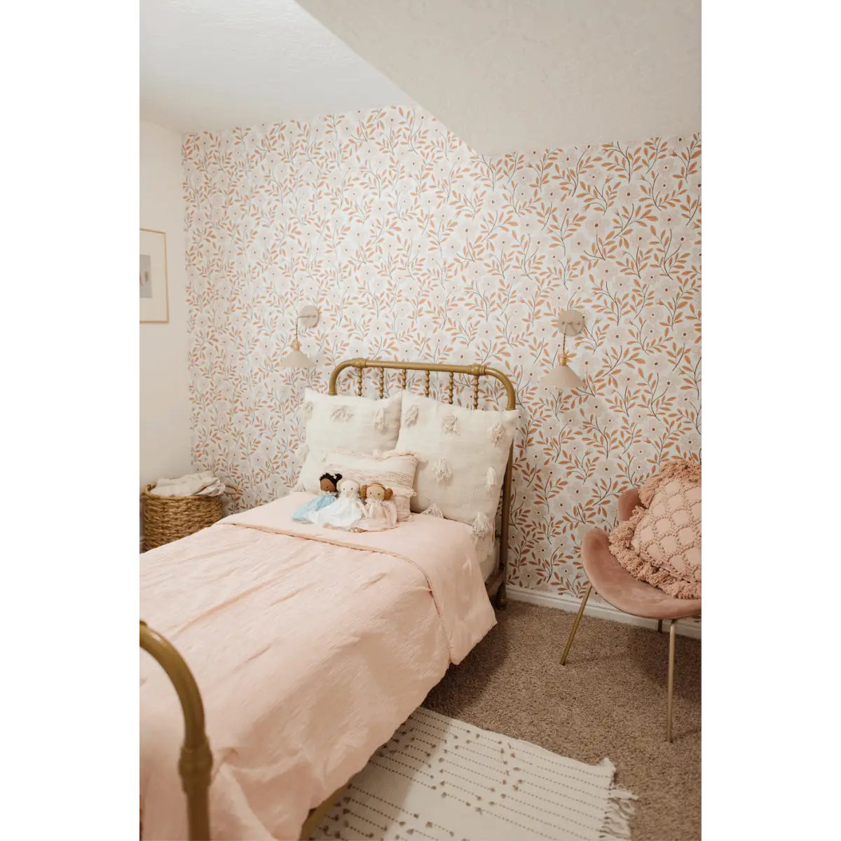 Penny Wallpaper - Kids Floral - by Gooseberry Moon - Loomwell Home Goods