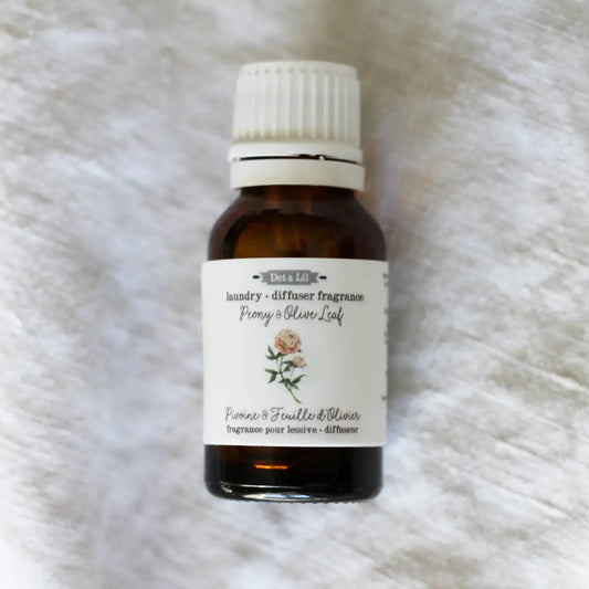 Peony & olive leaf laundry + diffuser fragrance oil - Dot & Lil