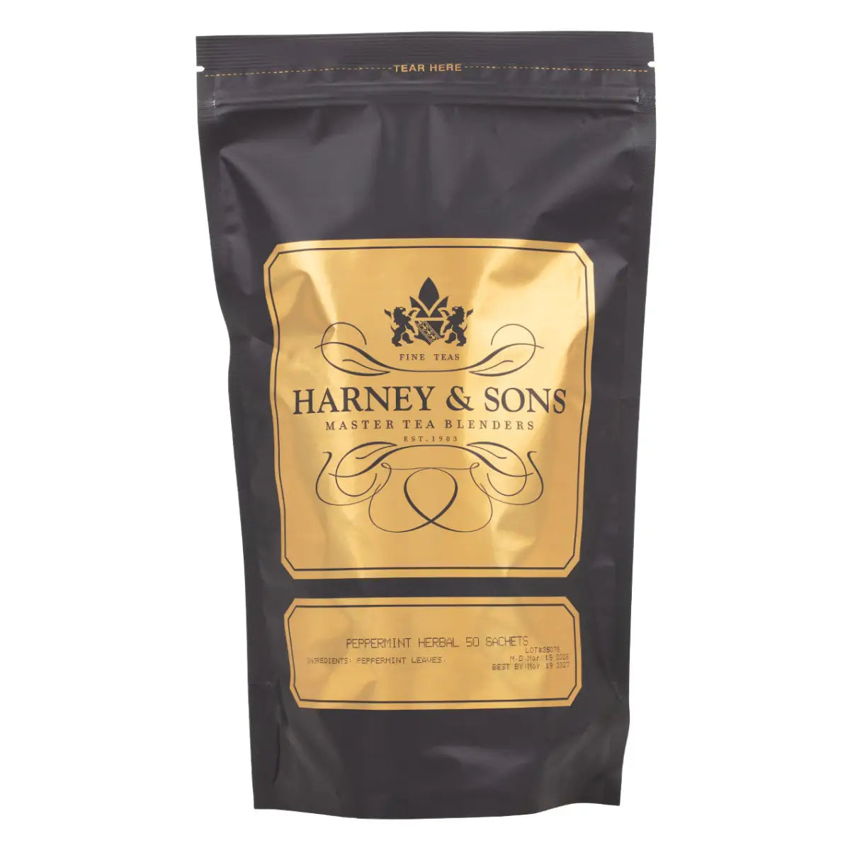 Peppermint Herbal - Sachets / Bag of 50 Sachets - Harney & Sons Fine Teas