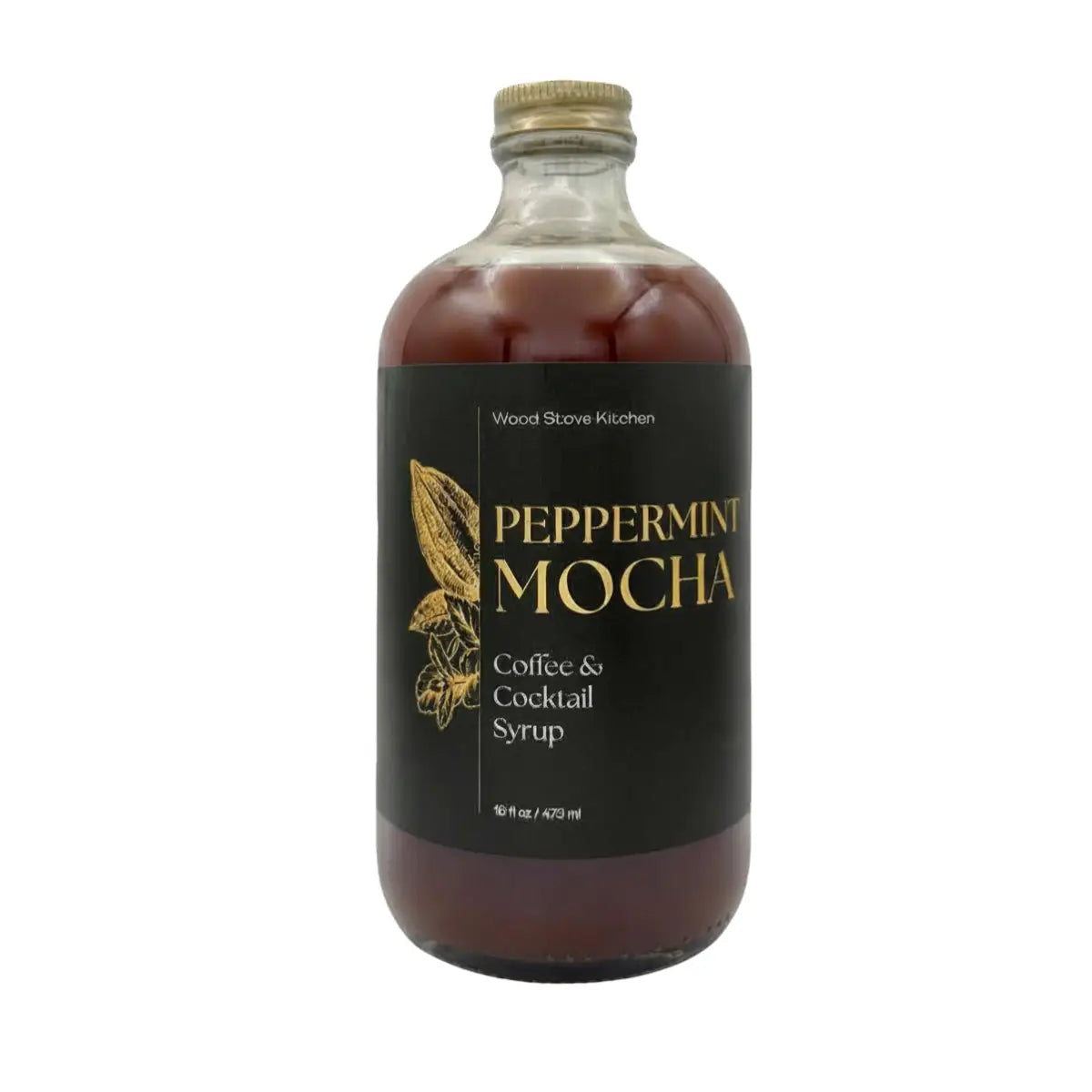 Coffee & Cocktail Syrup - Peppermint Mocha - Wood Stove Kitchen