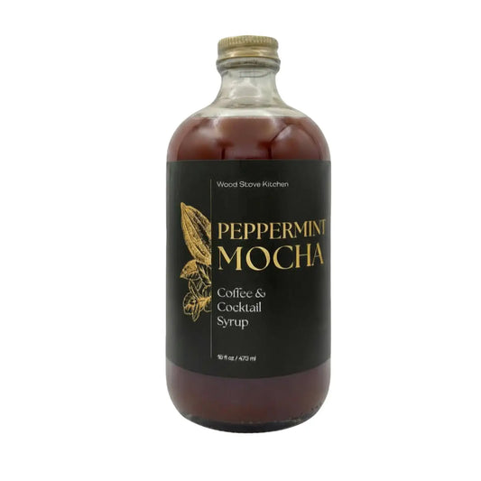 Coffee & Cocktail Syrup - Peppermint Mocha - Wood Stove Kitchen