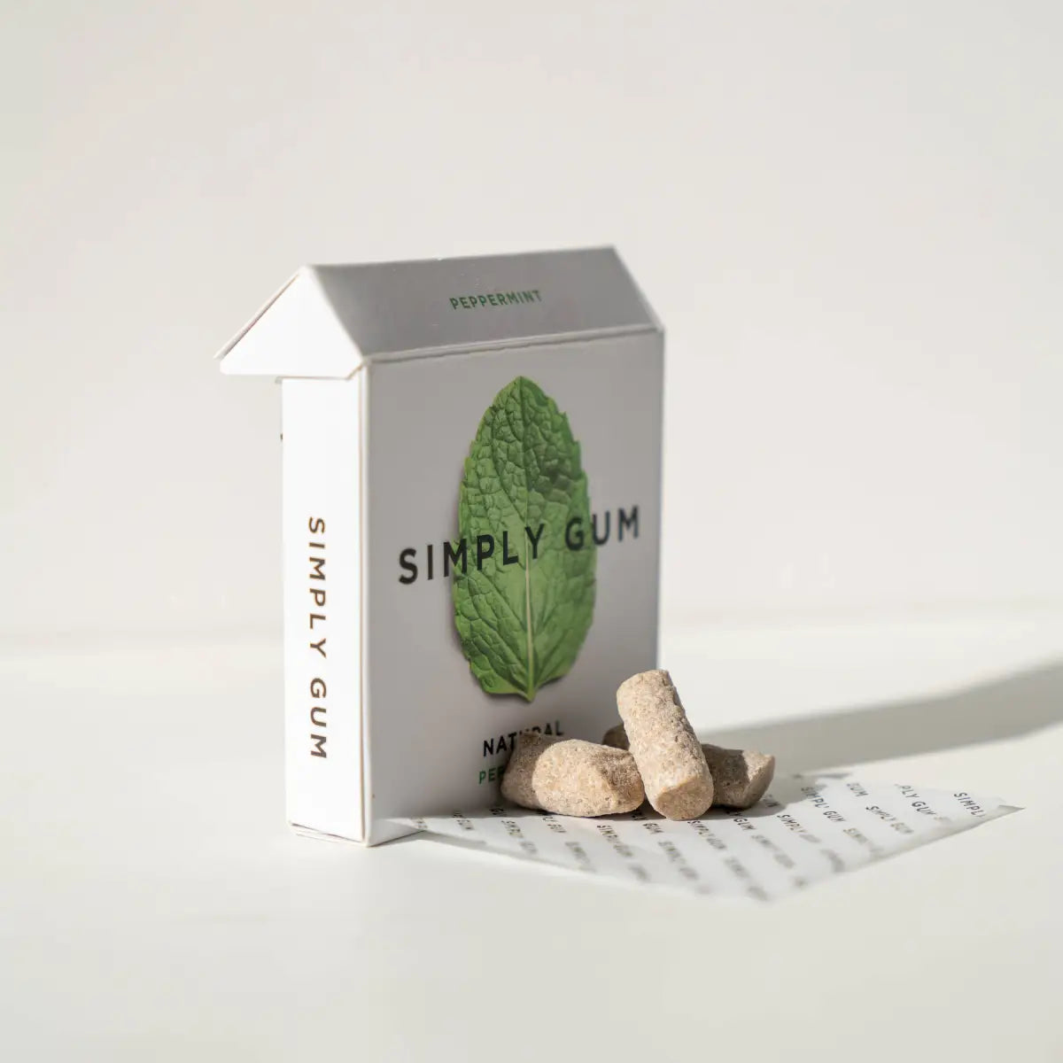 Simply Gum - Peppermint - All-Natural Chewing Gum - Simply Gum