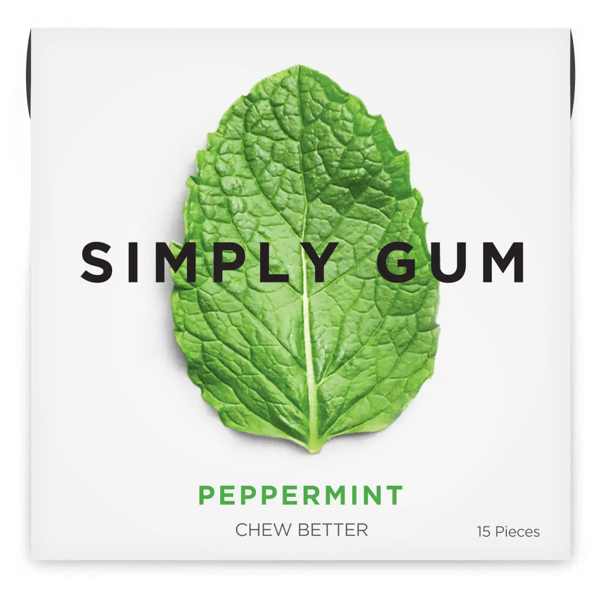 Simply Gum - Peppermint - All-Natural Chewing Gum - Simply Gum