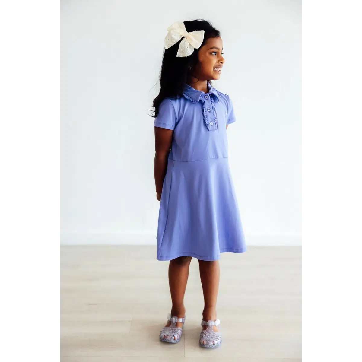 Periwinkle Blue Polo Dress - Mila & Rose ®