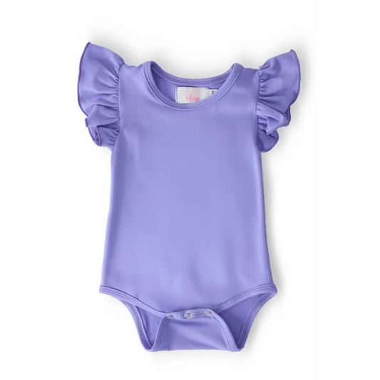 Periwinkle S/S Flutter Bodysuit - Mila & Rose ®