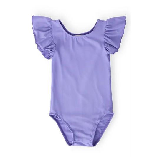 Periwinkle S/S Flutter Sleeve Leotard - Mila & Rose ®