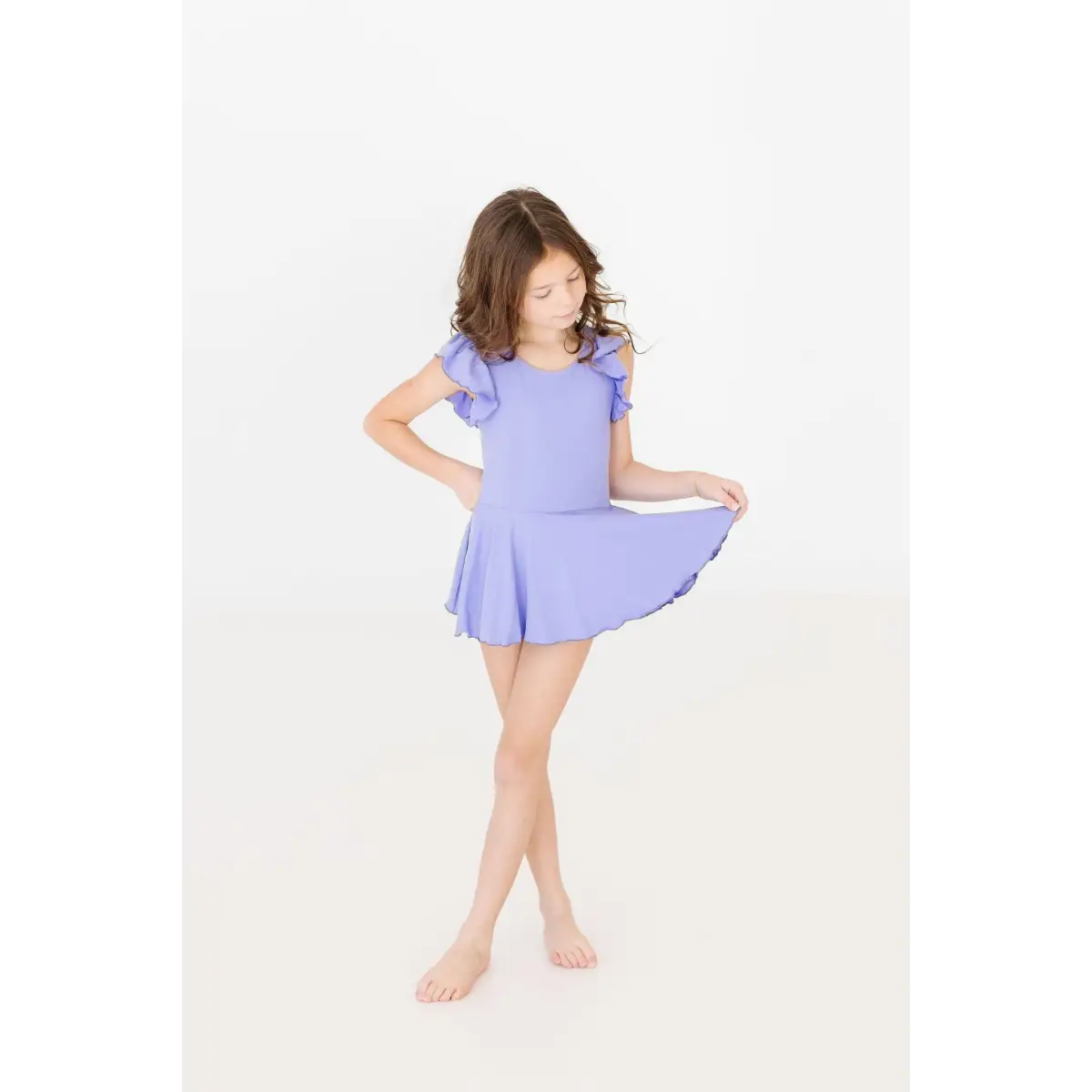 Twirl Leotard with Skirt - Periwinkle Blue - Mila & Rose ®