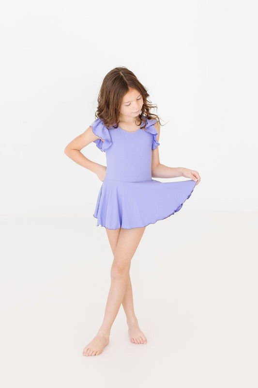 Periwinkle S/S Twirl Leotard