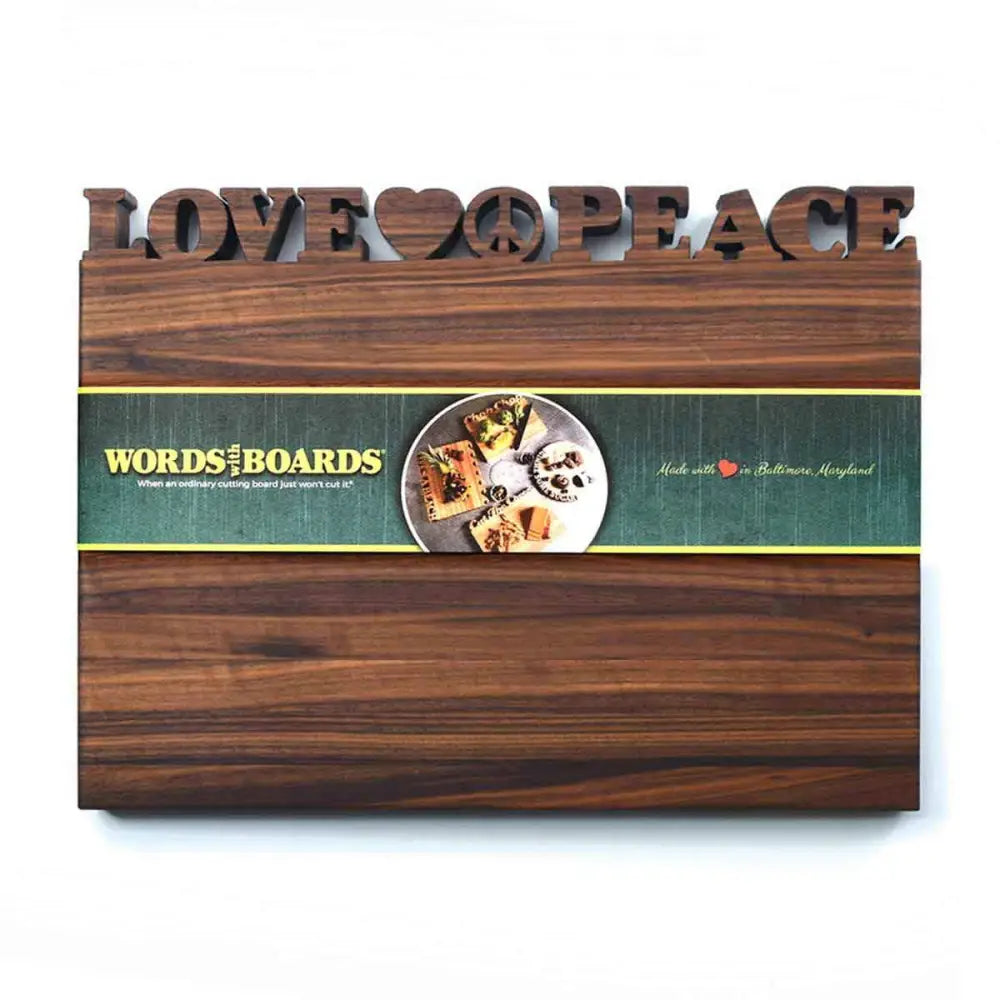 Personalized Cutting Board - Large - Classic Font / Walnut - Words with Boards LLC