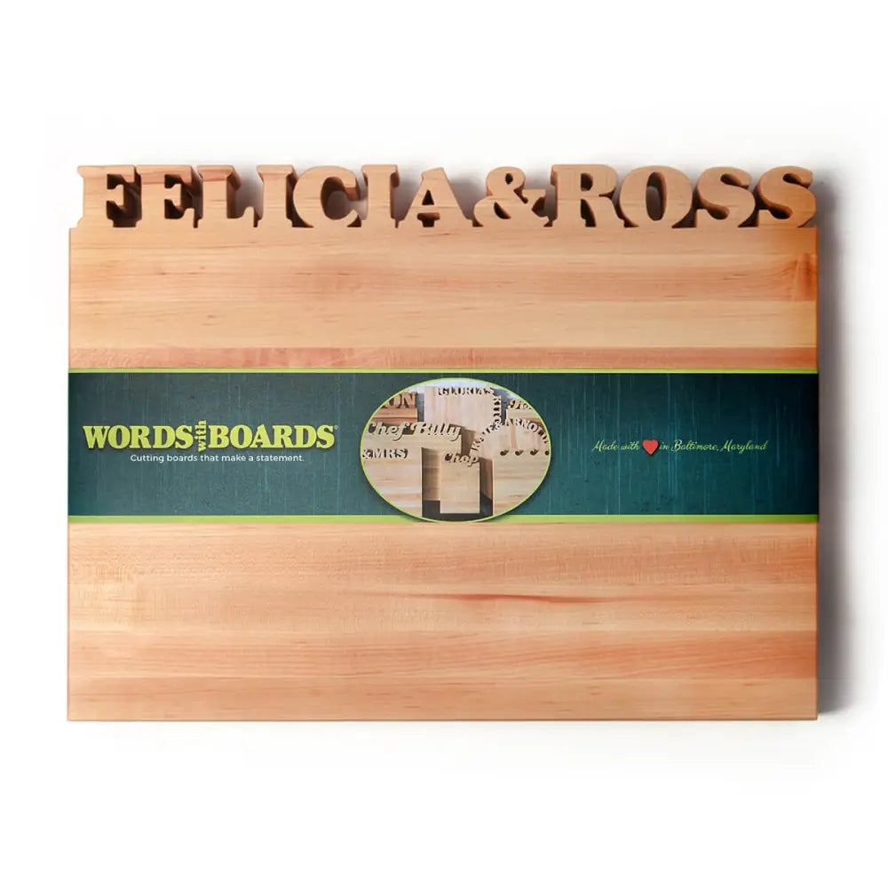 Personalized Cutting Board - Large - Words with Boards LLC