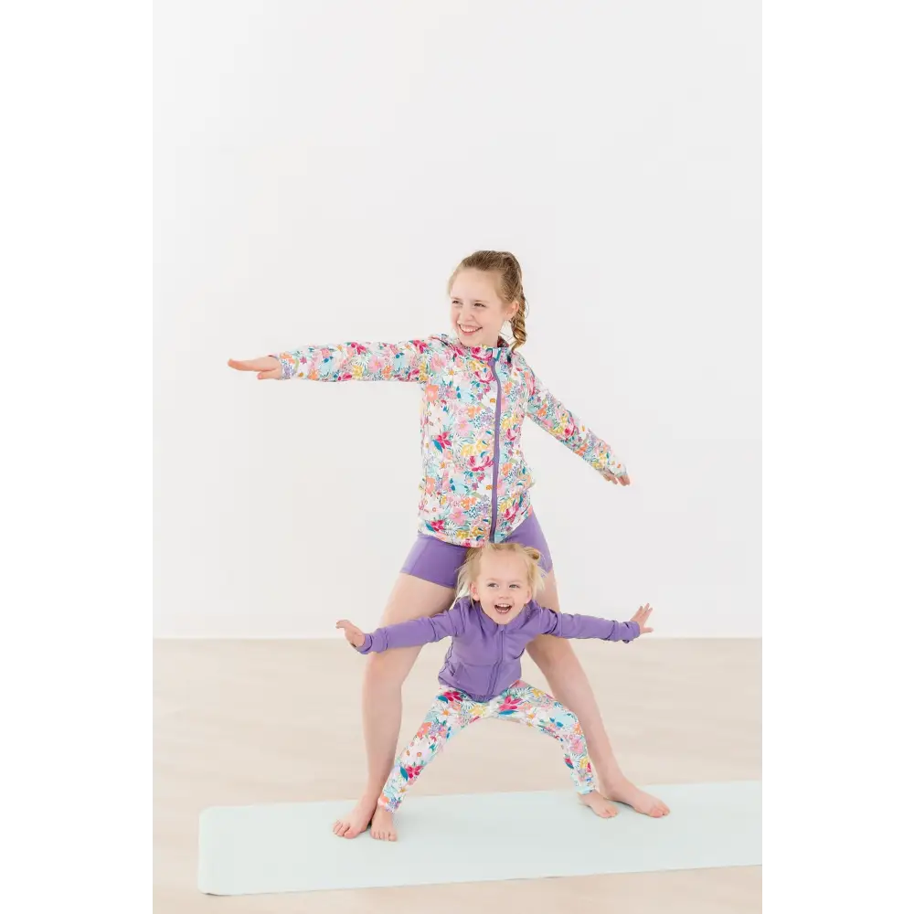 Petal Power Full-Zip Ruffle Active Jacket - Mila & Rose ®