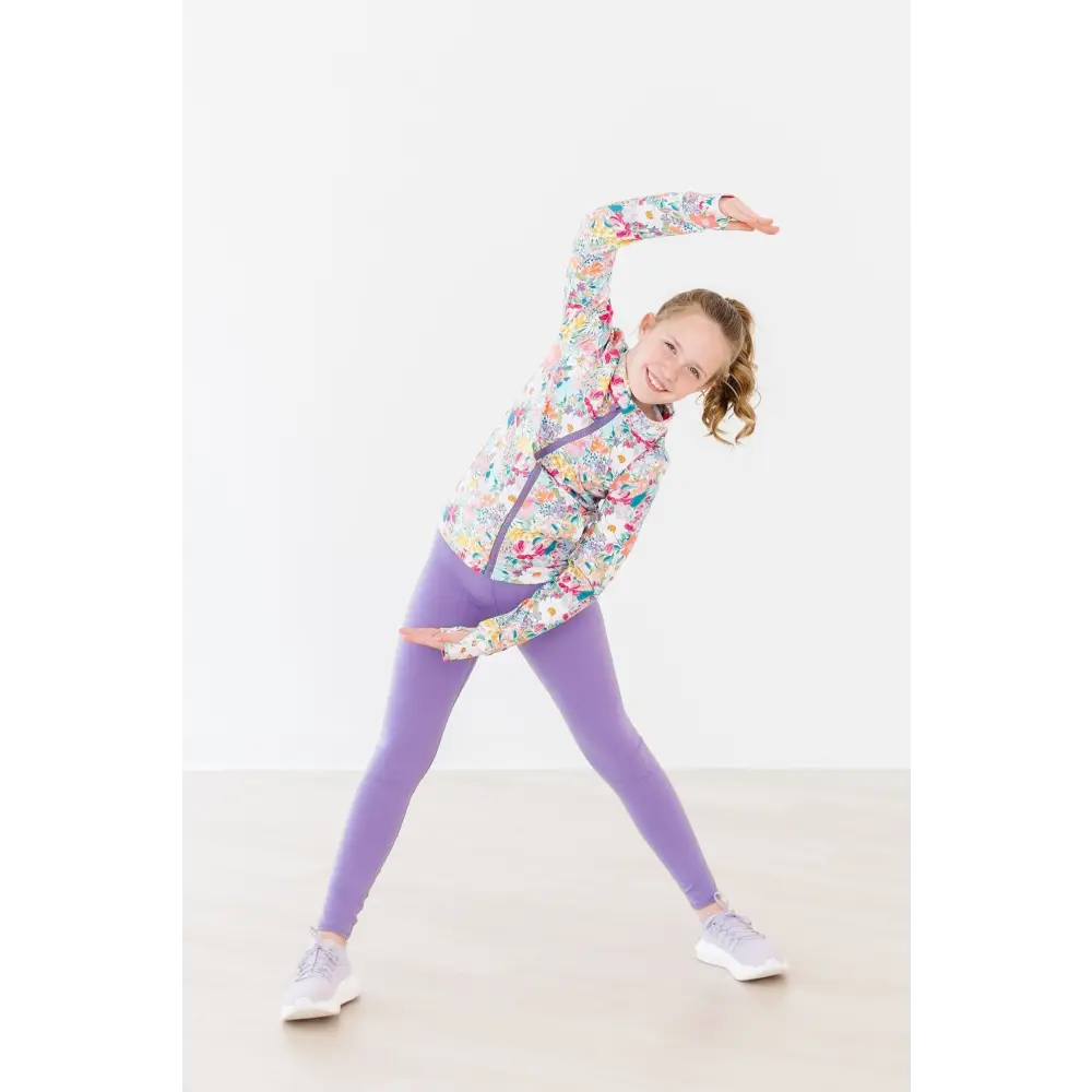 Petal Power Full-Zip Ruffle Active Jacket - Mila & Rose ®