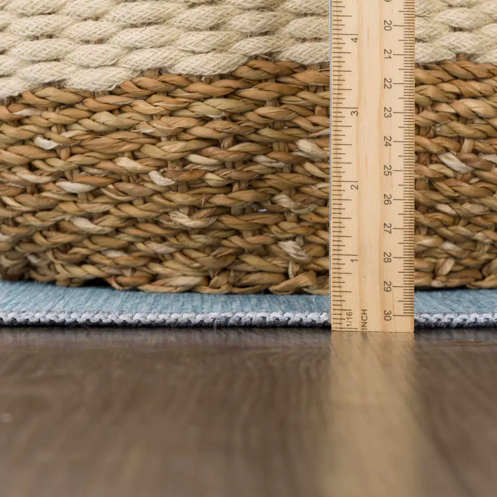 Petey Blue Animal Print Washable Kids Rug - Boutique Rugs