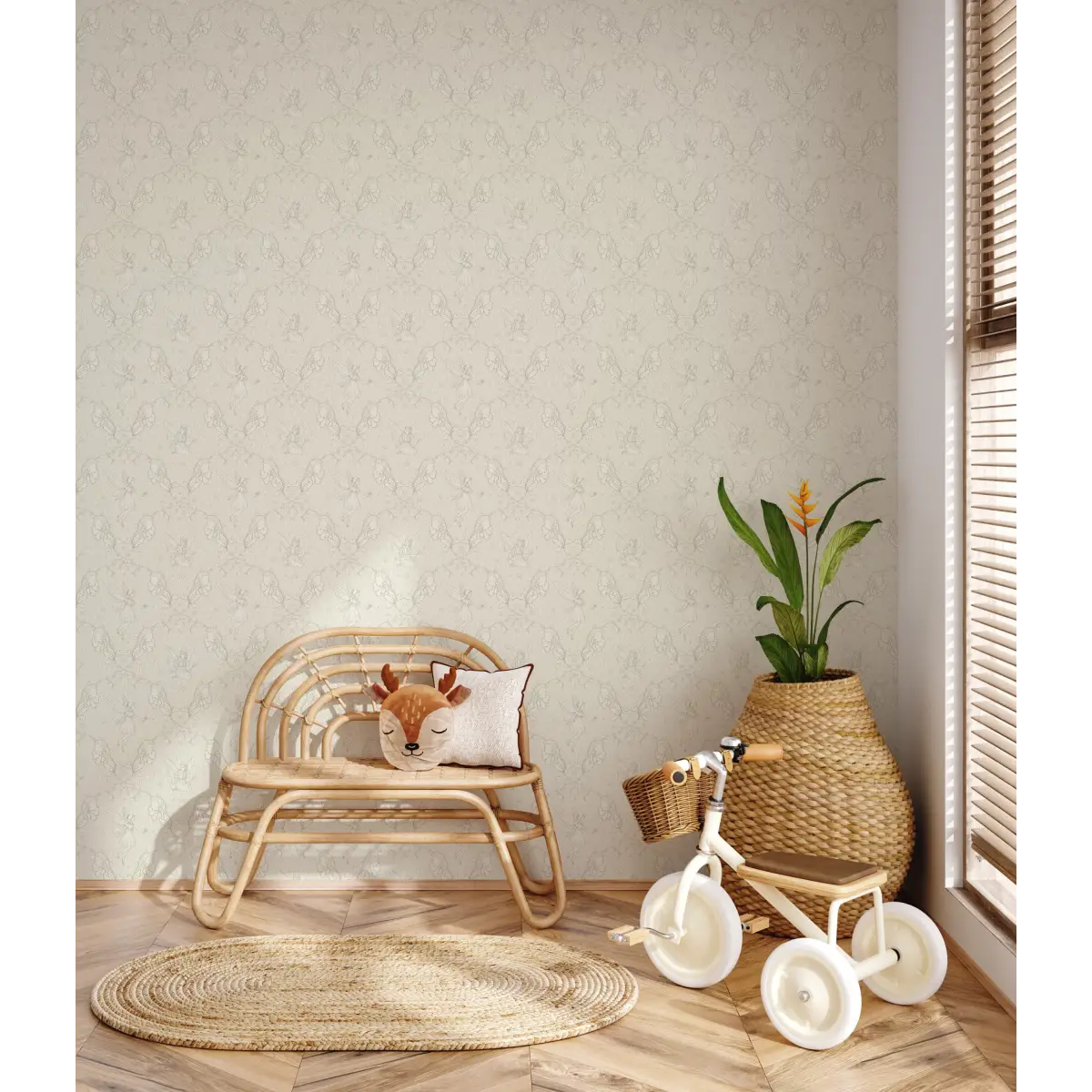 Petra Wallpaper - Fairies for Girls - by Grateful Artsy Soul - Loomwell Home Goods