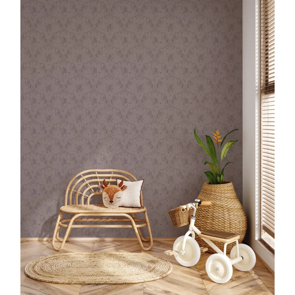 Petra Wallpaper - Fairies for Girls - by Grateful Artsy Soul - Loomwell Home Goods