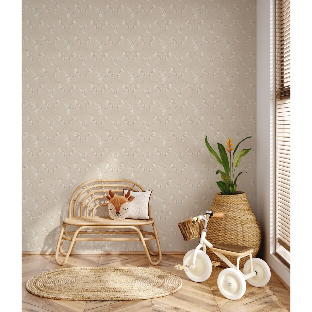 Petra Wallpaper - Fairies for Girls - by Grateful Artsy Soul - Loomwell Home Goods