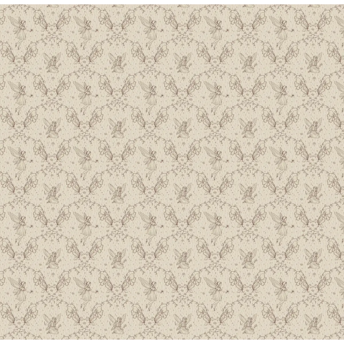 Petra Wallpaper - Fairies for Girls - by Grateful Artsy Soul - Sample 1 foot by 1 foot / Burgundy - Loomwell Home Goods