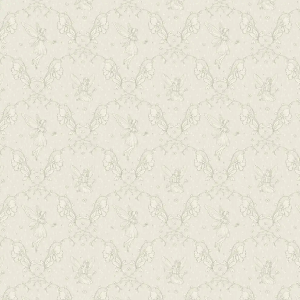 Petra Wallpaper - Fairies for Girls - by Grateful Artsy Soul - Sample 1 foot by 1 foot / Sage - Loomwell Home Goods
