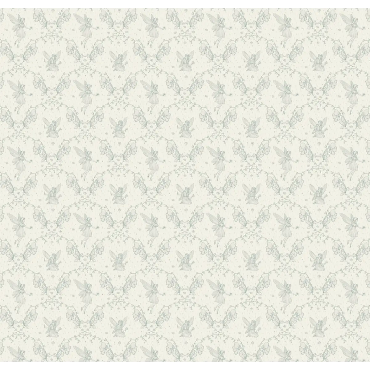 Petra Wallpaper - Fairies for Girls - by Grateful Artsy Soul - Sample 1 foot by 1 foot / Teal - Loomwell Home Goods
