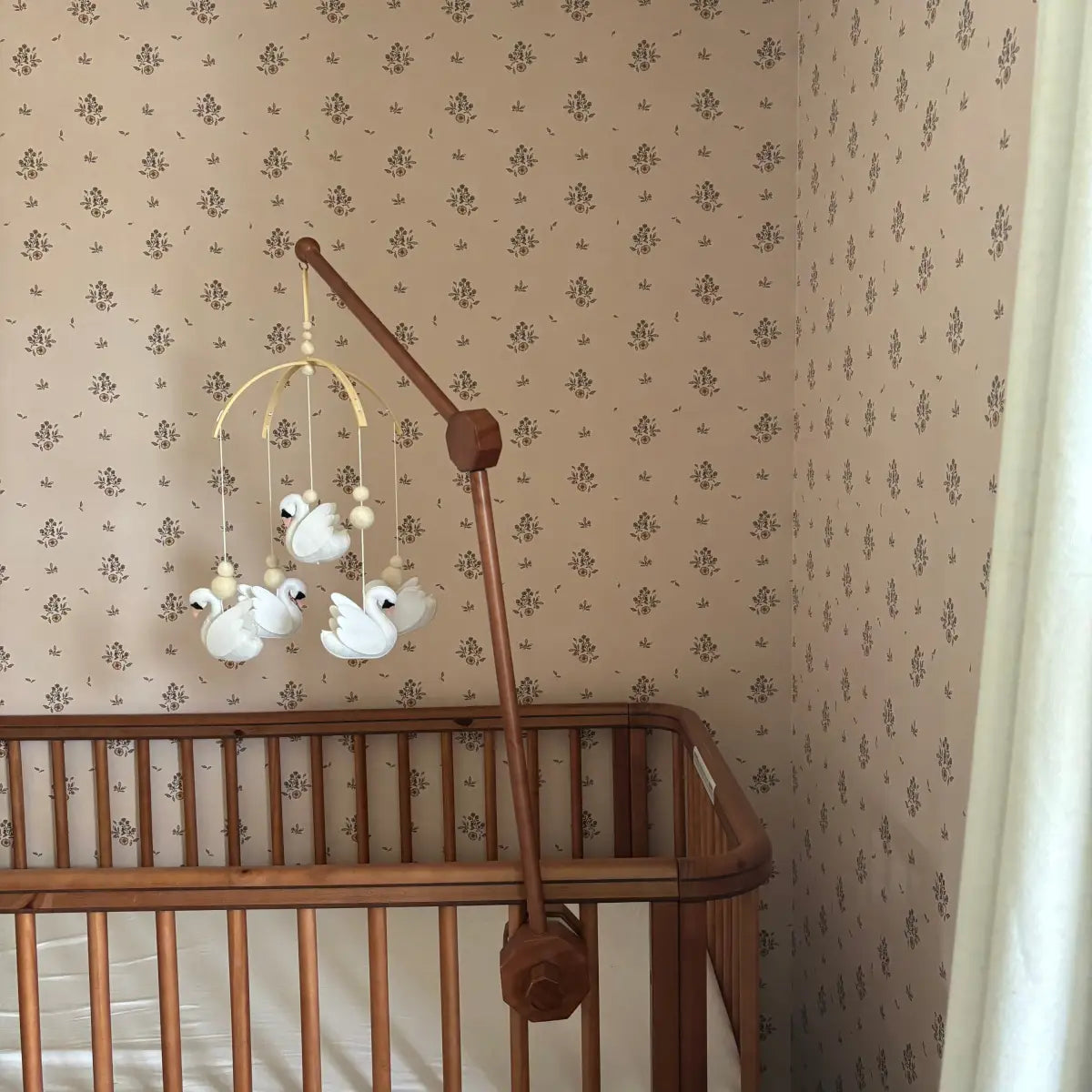Petunia Wallpaper - Little Flowers and Dots - by Danelys Sidron - Loomwell Home Goods