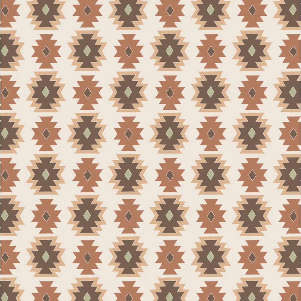Phoenix Wallpaper - Southwestern Pattern - by Lee Art - Sample 1 foot by 1 foot / Large - Loomwell Home Goods