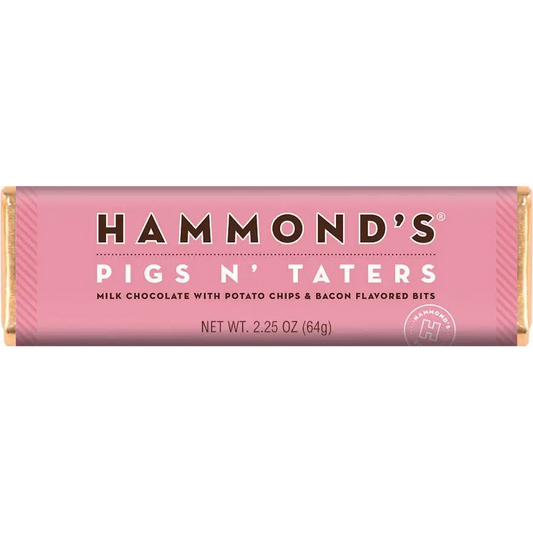Pigs N’ Taters - Milk Chocolate Candy Bar - Hammond’s Candies