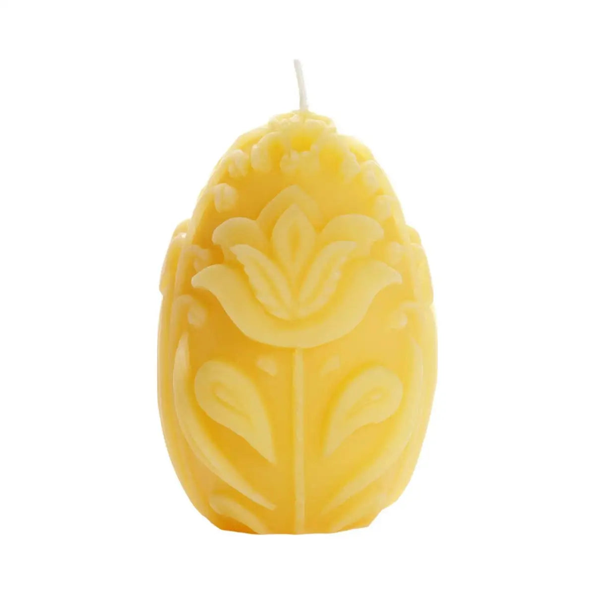 Beeswax Candle – Easter Egg with Flowers - Big Dipper Wax Works