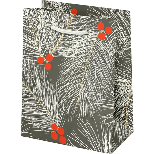Pine Christmas Gift Bag - Small - Paper Source Wholesale