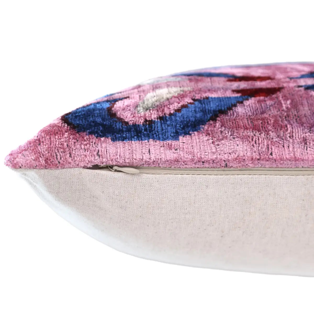 Luxury Velvet Pillow – Handmade Modern Heart Pattern 16x24 Lumbar - Canvello