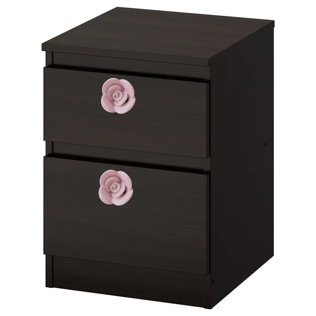 Pink Rose Ceramic Knob (each) - Perilla Home