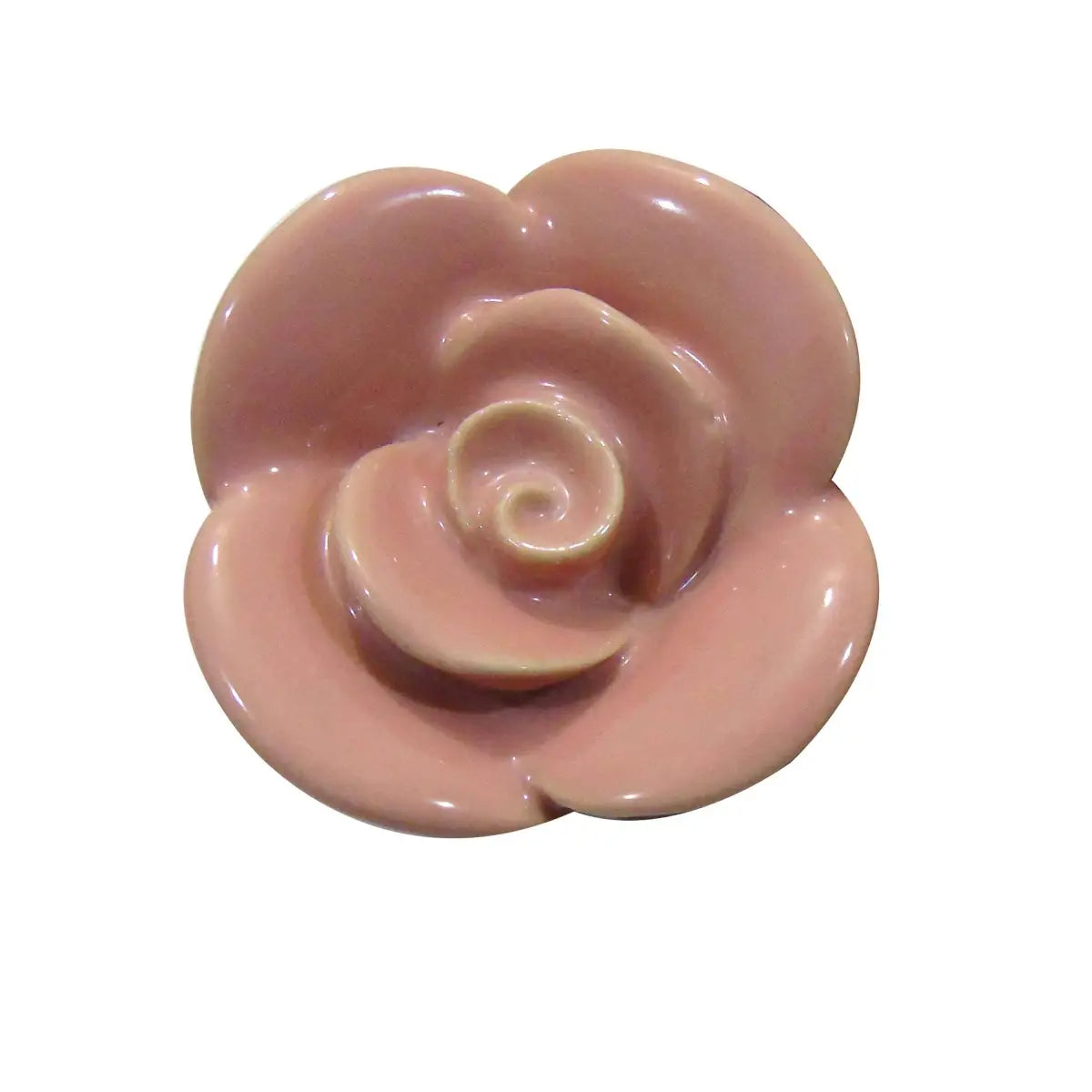 Pink Rose Ceramic Knob (each) - Perilla Home