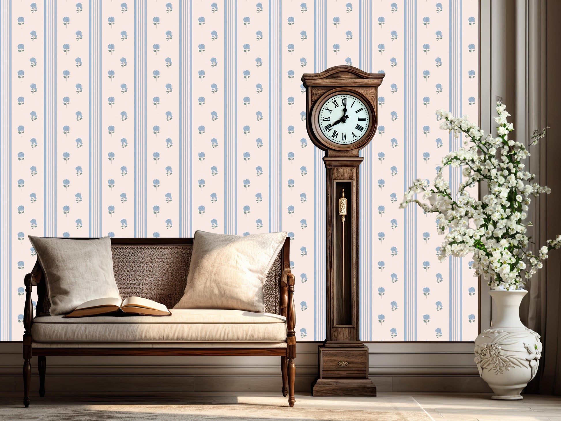 Summer Stripe Wallpaper by Ashton Elizabeth - Loomwell Home Goods