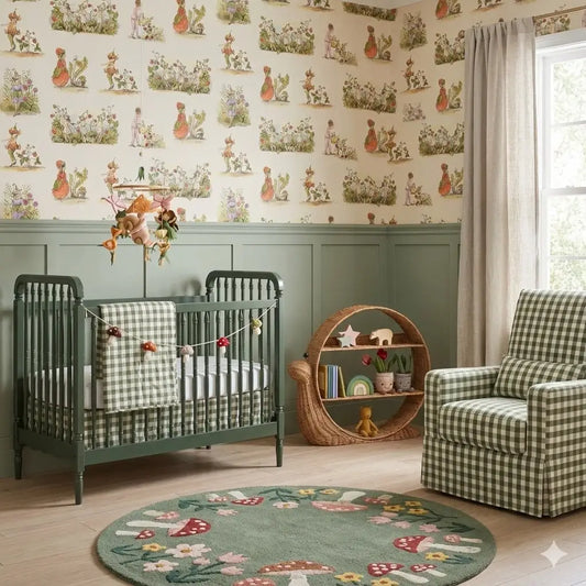 Pip Wallpaper - Fairies and Girls - by Strawberry Snail Illustrations - Loomwell Home Goods