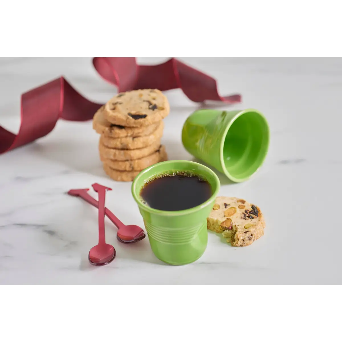 Pistachio Cherry Sable Cookies - Lark Fine Foods