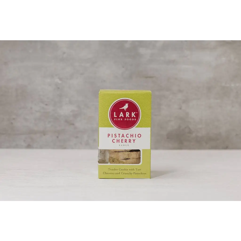 Pistachio Cherry Sable Cookies - Lark Fine Foods