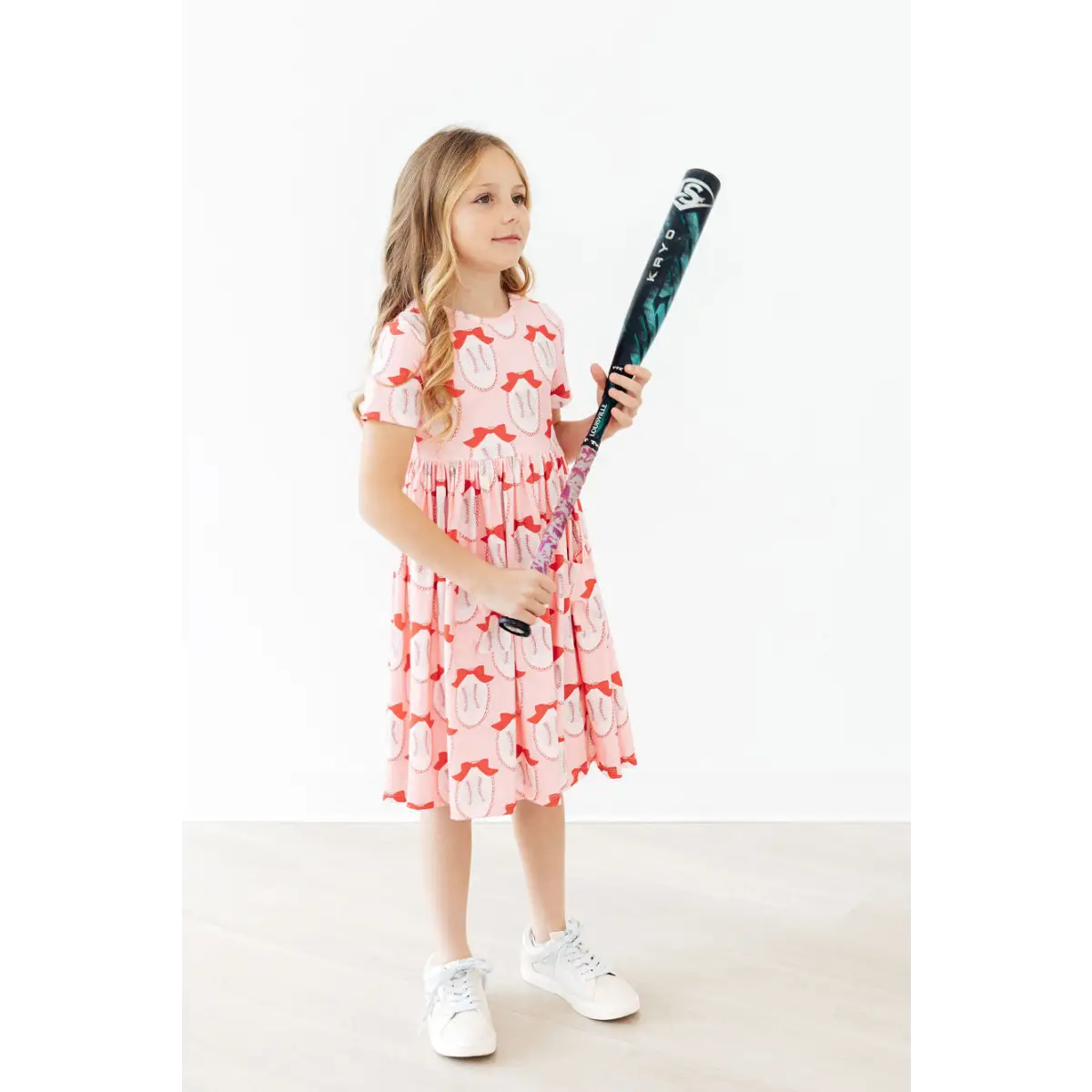 Pocket Twirl Dress - Pitcher Perfect - Baseball - Mila & Rose ®