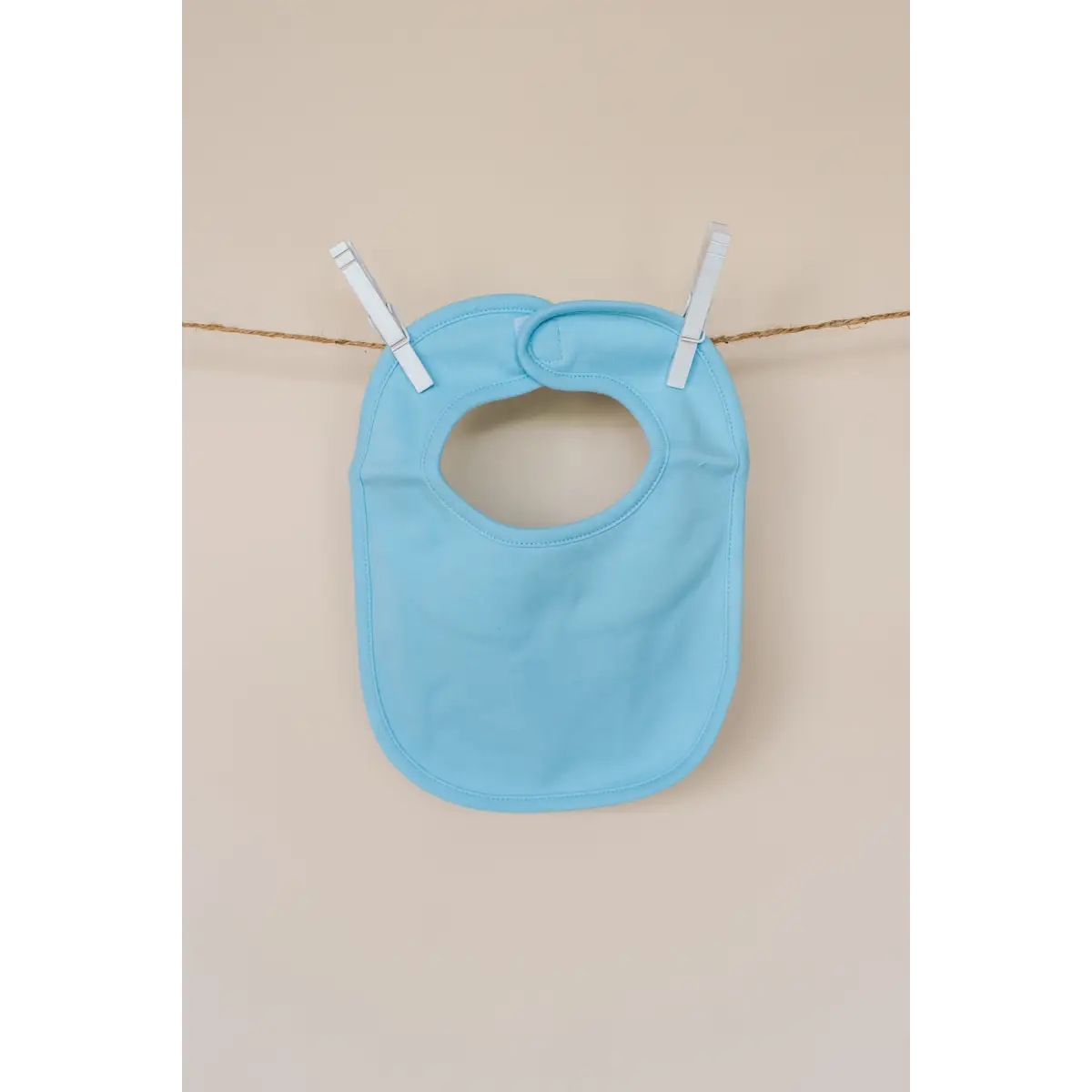 Plain Baby Bibs - One Size / Baby Blue - ARB Blanks