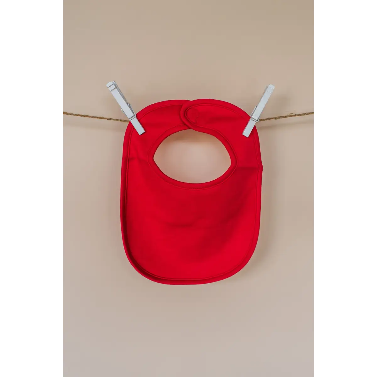 Plain Baby Bibs - One Size / Red - ARB Blanks