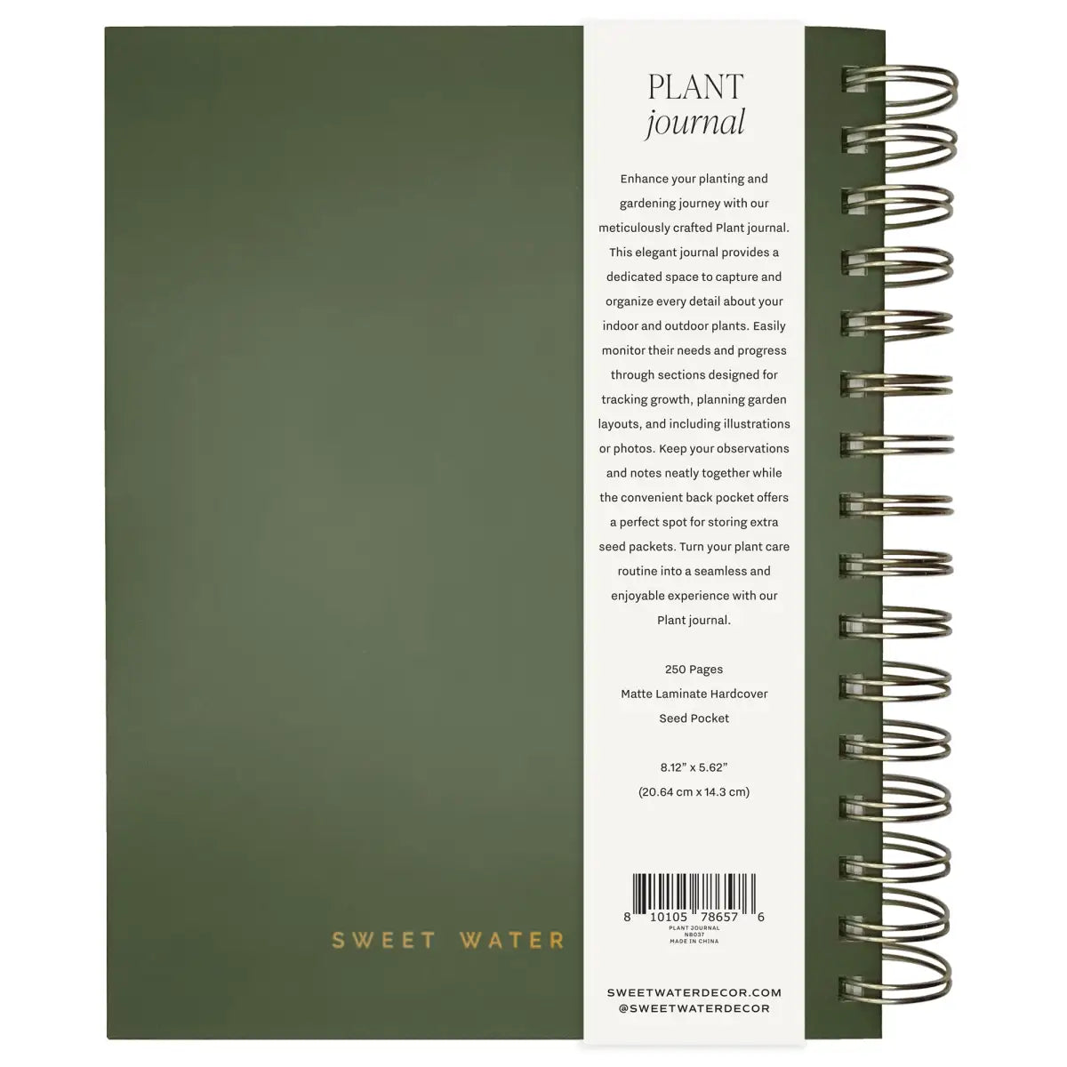 Plant Journal - Sweet Water Decor