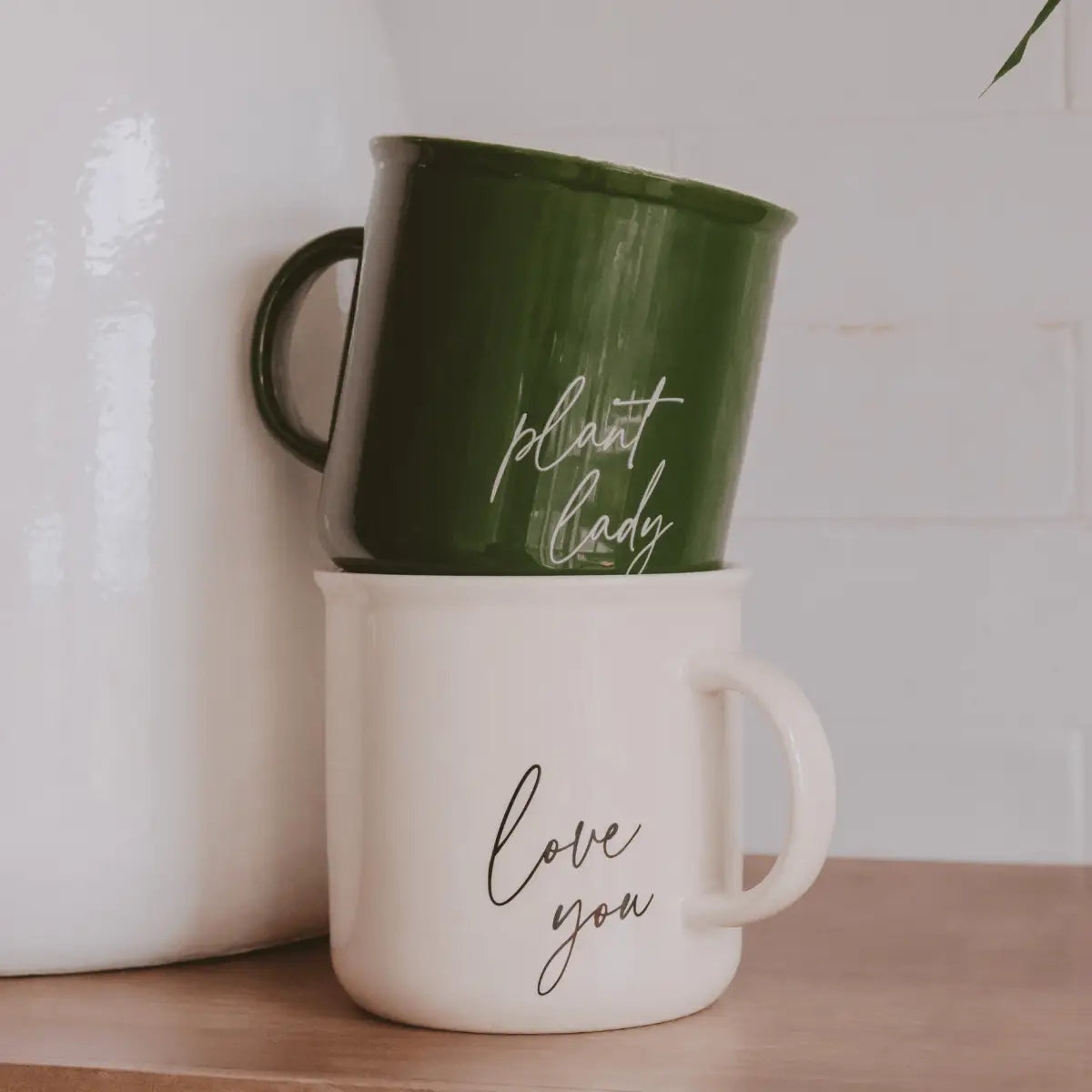 Plant Lady 11oz. Green Coffee Mug - Sweet Water Decor