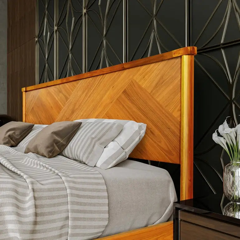 Platform Bed Frame with Headboard - Rorns Panthera - Ultimate Comfort - Megsu