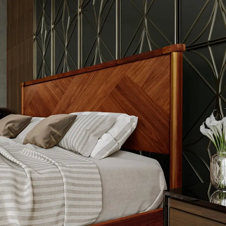 Platform Bed Frame with Headboard - Rorns Panthera - Ultimate Comfort - Megsu