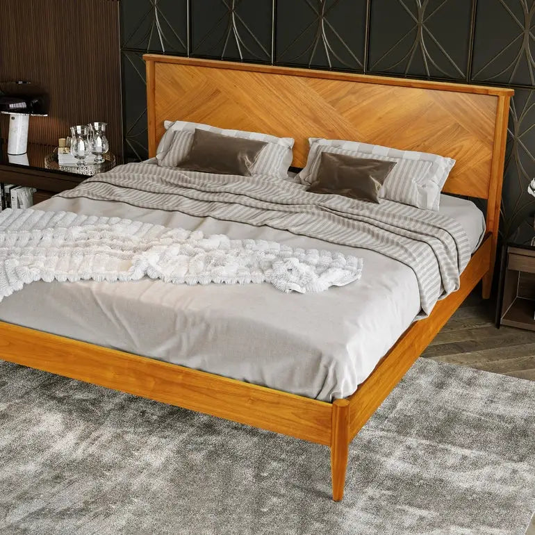 Platform Bed Frame with Headboard - Rorns Panthera - Ultimate Comfort - Megsu