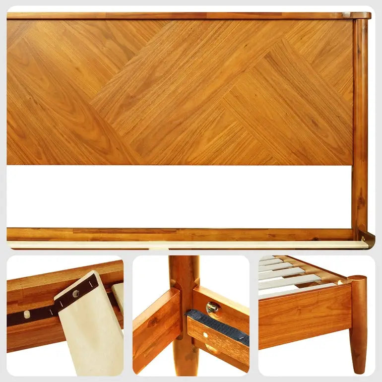 Platform Bed Frame with Headboard - Rorns Panthera - Ultimate Comfort - Megsu
