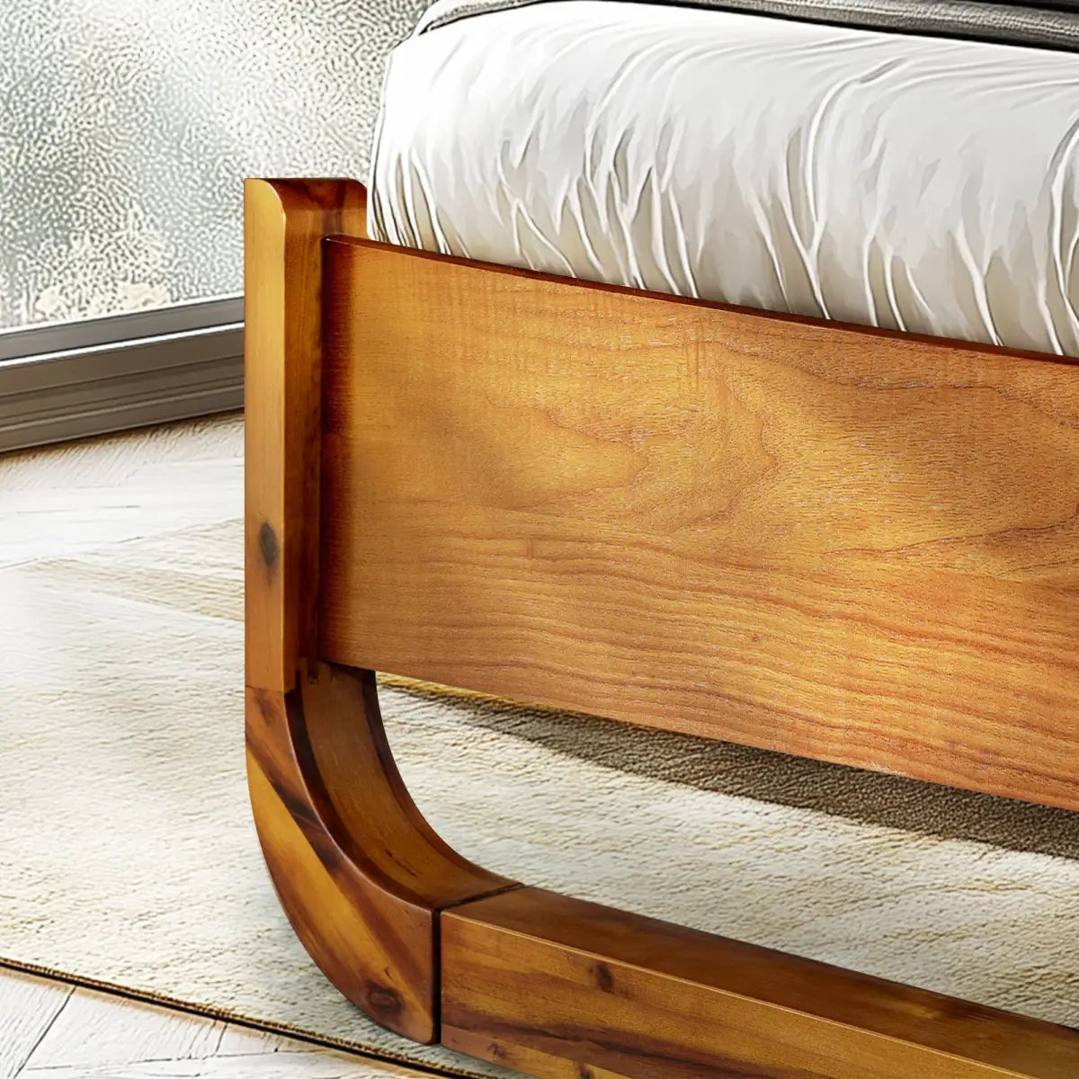 Platform Bed Frame with Headboard for Ultimate Bedroom Style - Megsu