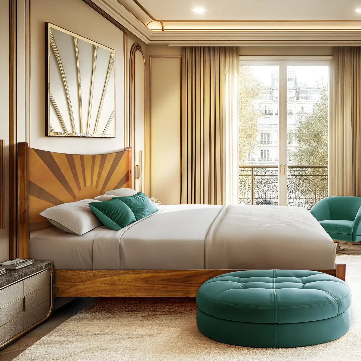 Platform Bed Frame with Headboard for Ultimate Bedroom Style - Megsu