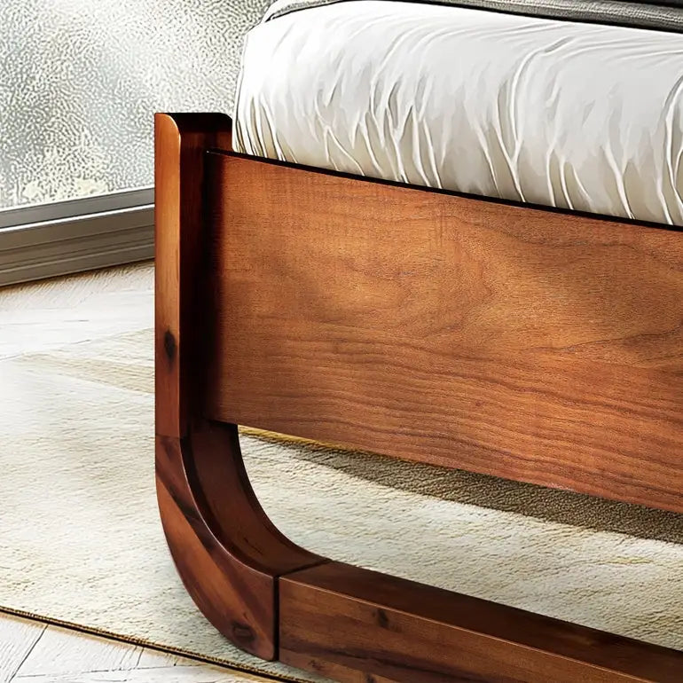 Platform Bed Frame with Headboard for Ultimate Bedroom Style - Megsu