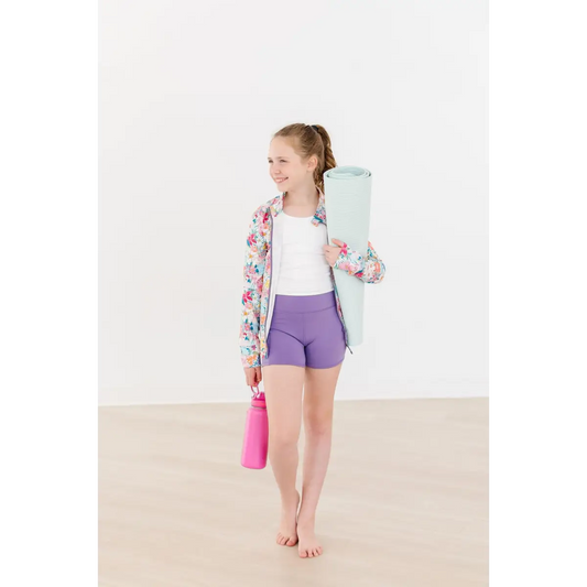 Active Shorty Shorts - Playful Purple - Mila & Rose ®